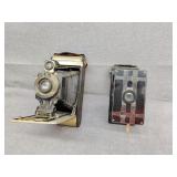 Two antique Kodak cameras