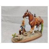 Cowboy and horse decor missing something