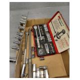 Sockets 1/2,  3/8 1/2-in breaker bar 3/8 socket