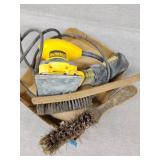 DeWalt corded palm sander and steel brushes