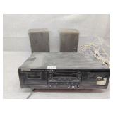 Pioneer cassette deck no light and Bose speakers