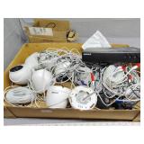 Eight security cameras and DVR