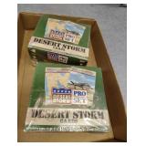 Two large sealed boxes of desert Storm trading