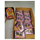 Sealed packs of American bandstand trading cards