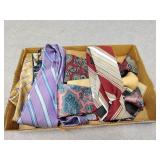 Vintage ties some are clip-ons