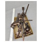 Small stick in ground weather vane