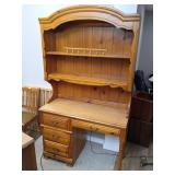 Wood desk buffet does separate