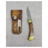 Buck knife and harley davidson case
