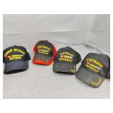 Four Vietnam veteran hats