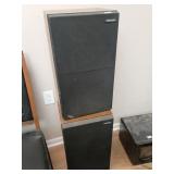 Two pioneer speakers 24x14x12 one has blown out