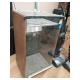 Stereo cabinet glass front