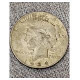 1934 silver peace dollar