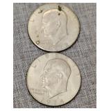 1972, 74 ike dollars