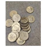 20-1974 Kennedy half dollars