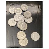14-1974 Kennedy  half dollars