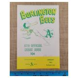1970 Burlington Bees Minor League Baseball