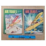 1949 & 1950 Air Trails Pictorial Magazines with