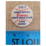 1960 Cedar Rapids Braves Minor League Baseball