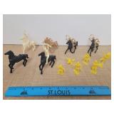 1960s MPC Wild West Play Set Yellow Indians