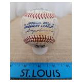 2001 Lansing Lugnuts Team Autographed Baseball.
