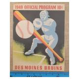 1949 Des Moines Bruins Minor League Baseball Team