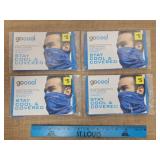 Four New Blue GoCool 3-In- One Headband, Neck