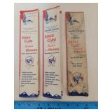 1938 Wright & McGill Eagle Claw Snelled Hooks New
