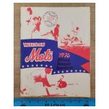 1976 Wausau Mets Minor League Baseball Program.