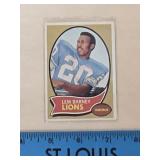 1970 Topps Lem Barney Detroit Lions NFL Rookie