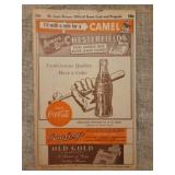 1947 St. Louis Browns Program Dizzy Dean