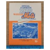 1978 Wausau Mets Minor League Baseball Program.