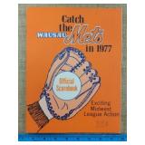1977 Wausau Mets Minor League Baseball Program.