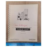 1970 Franklin County, Illinois Plat Book by