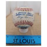 2001 Michigan Battle Cats Autographed Baseball.