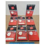 New Hanes White Soft Cotton Face Mask with One