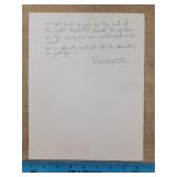 St. Louis Cardinals Bill White Autographed Letter