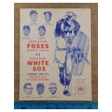 1968 Appleton Foxes & Chicago White Sox Baseball