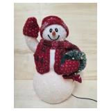 Fiber Optic Snowman Christmas Decorative Item
