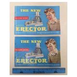 1954 Erector Set Toy Manuals by The A.C. Gilbert