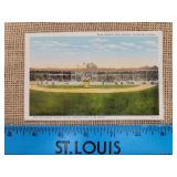 Bosse Field Original Linen Unused Post Card of