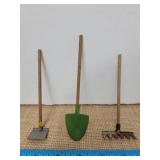 Antique Toy Garden Tools 3-3/4 Inches. Excellent