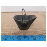Antique Cast Iron Miniature Coal Bucket