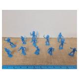 1960s MPC Wild West Play Set Blue Indians