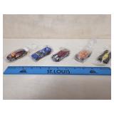 Five New In Package Hot Wheels Cars Anthcite,