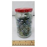 Decorative glass marbles