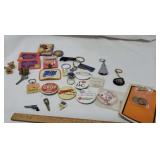 Key chains includes Goodyear Blimp, Genuine