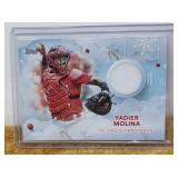 2020 Topps Yadier Molina Holiday Card RELIC