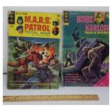 Gold Key MARS Patrol total war, no 8, year 1969,