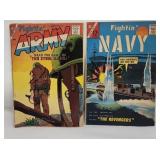 Fighting Navy FIGHTIN army  Comic Books