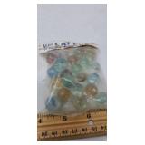 Vitro cat eye marbles in sealed bag 22